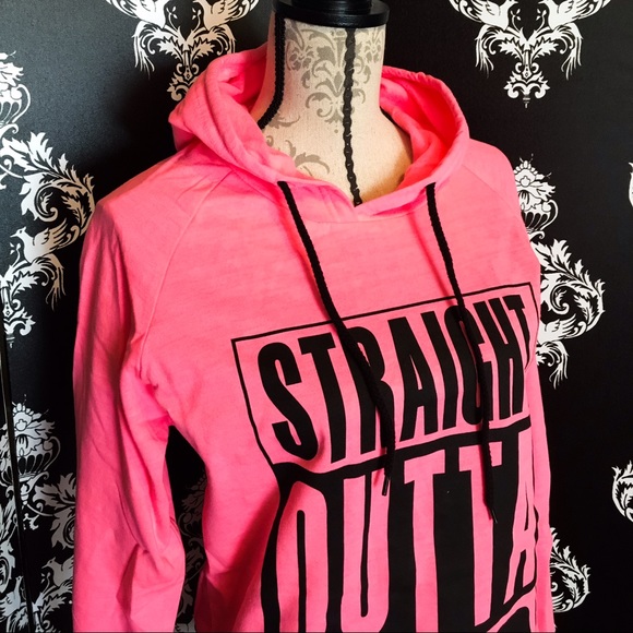 🍀 NEW! Straight Outta Bed Hooded Sweatshirt! - Picture 2 of 4