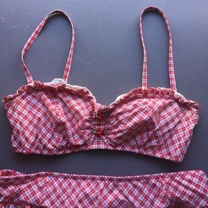 Betsey Johnson 2 piece bathing suit