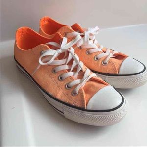 Like New Neon Orange Converse