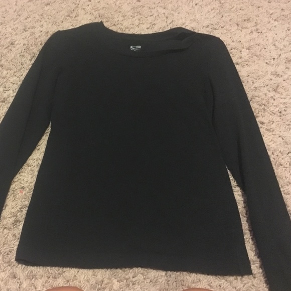Black long sleeve shirt