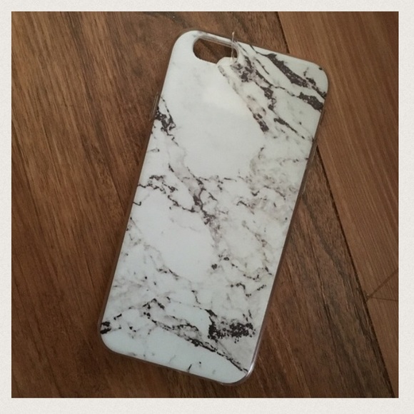iPhone 6/6s white marble printed rubber case - Picture 3 of 3