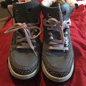 Jordan Spizikes Pink and Grey 7.5 in Men