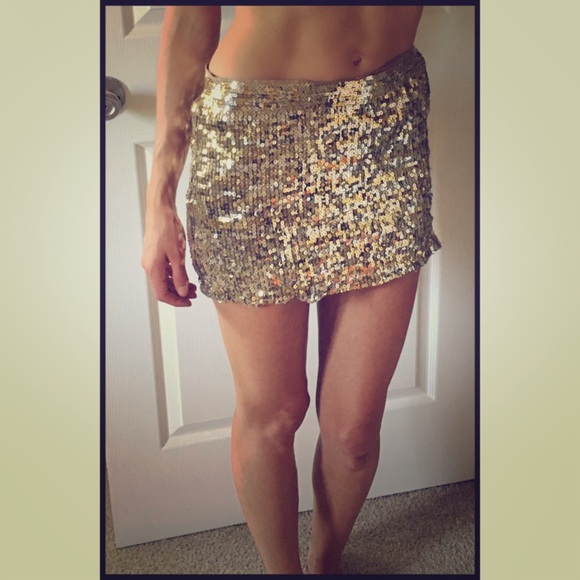 Abercrombie and Fitch Sequin Mini Skirt