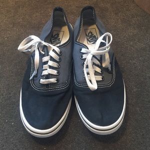 Black and Grey Vans