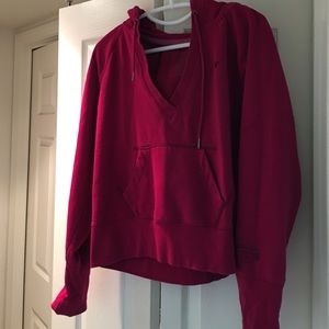 Women's v neck sweatshirt