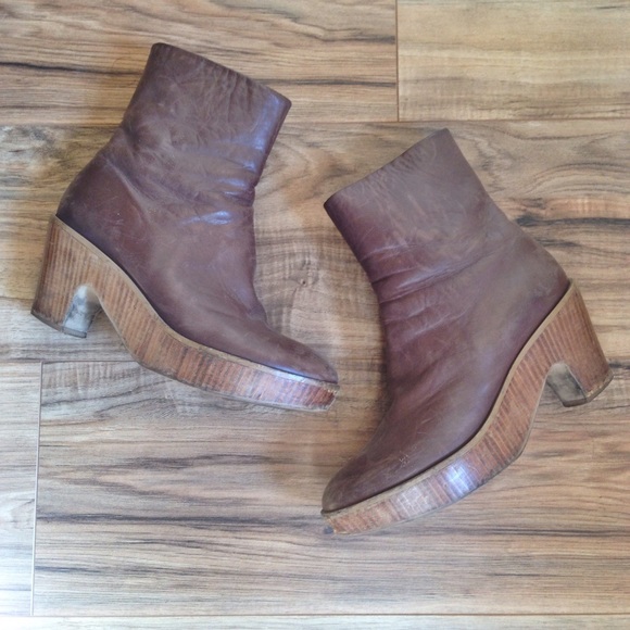 Madison Martin Margiela - Leather Ankle Boots