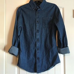 Denim Button-Up
