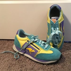 Teal, Yellow, Purple KangaRoos