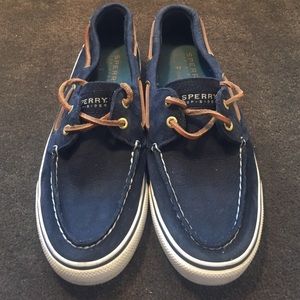 Navy Blue Sperry Top-Siders