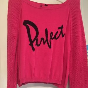 Crop top sweater