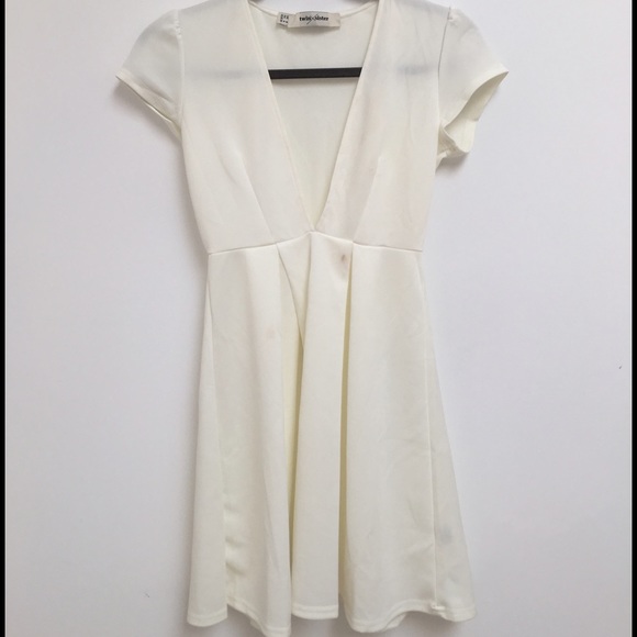 Twin Sister Deep V Dress