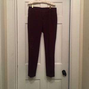 Burgundy Cynthia Rowley pants