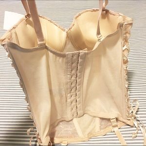 /Sale/ Nude Eyelet Lace Corset