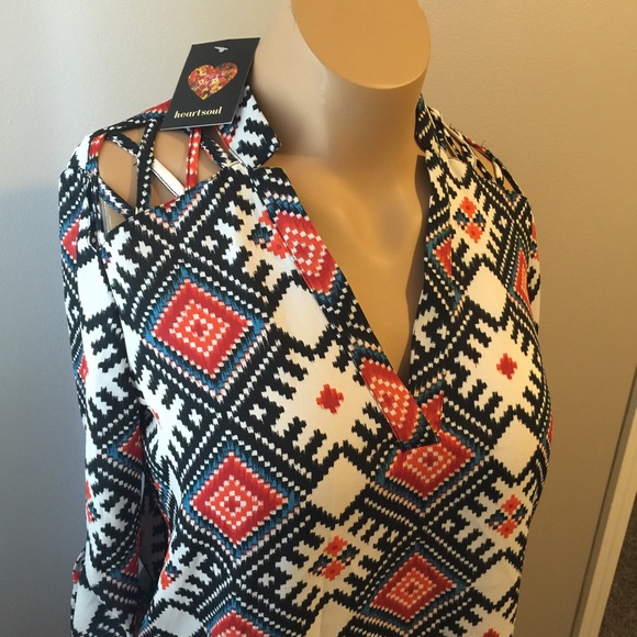 Aztec print blouse - Picture 2 of 2