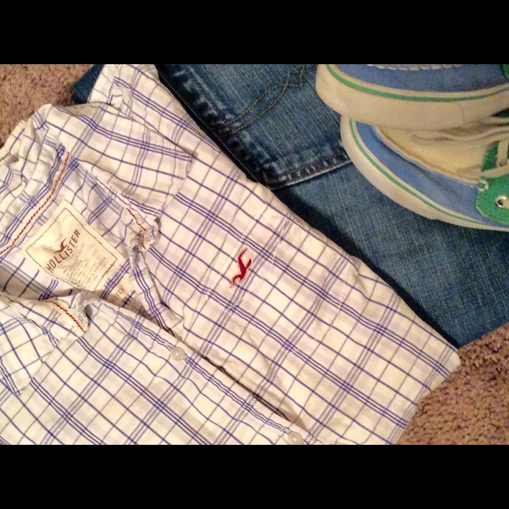 Y2K Vintage! Hollister Shirt Sz S