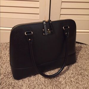 Black Leather Kate Spade Purse