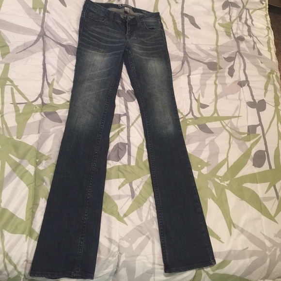 stone washed jeans! Refuge brand Charlotte Russe.