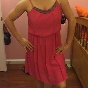 Pink dress, never before used