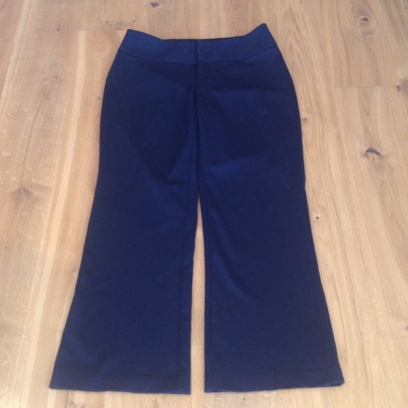 INC flat front blk dress pants