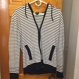 H&M MENS striped hoodie