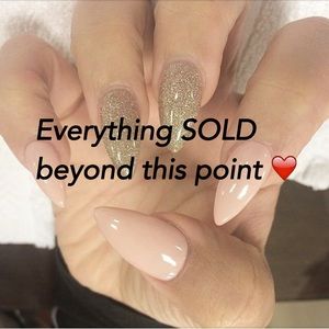 EVERYTHING SOLD PAST THIS POINT