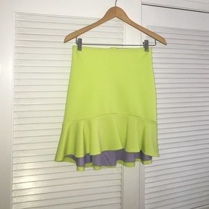Green Mini Skirt