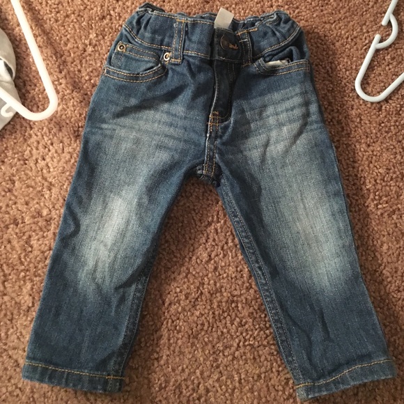 Baby boys stone washed denim jeans