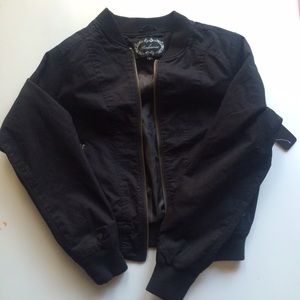 Black Bomber Jacket Brand New