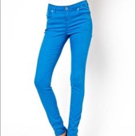 Jack wills royal blue skinny jeans