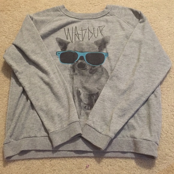 'WADDUP' Dog F21 Sweatshirt