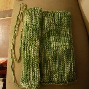 Homemade crocheted bag