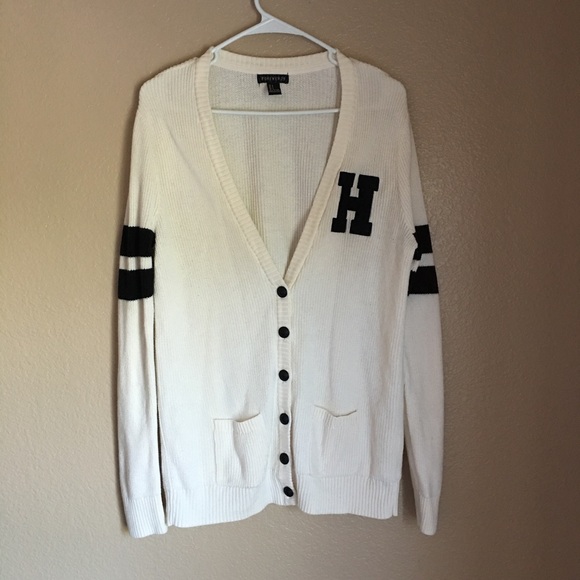 Forever 21 Varsity Style Sweater Cardigan