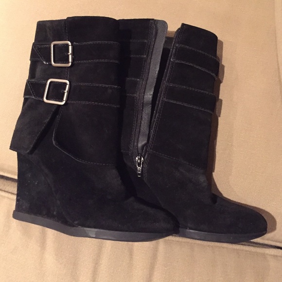 Juicy Couture Black Suede Boots