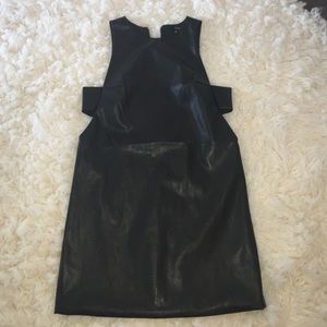 Forever 21 Faux Leather Mini Dress