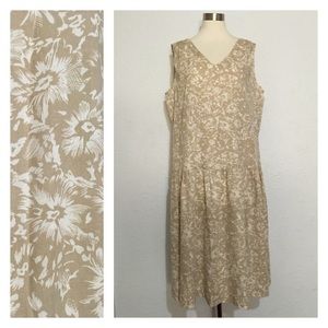 Lightweight floral design summer dress