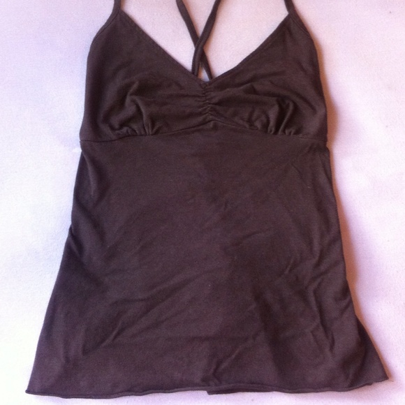 Mahadevi brown tank top, bamboo and organic cotton - Picture 2 of 4