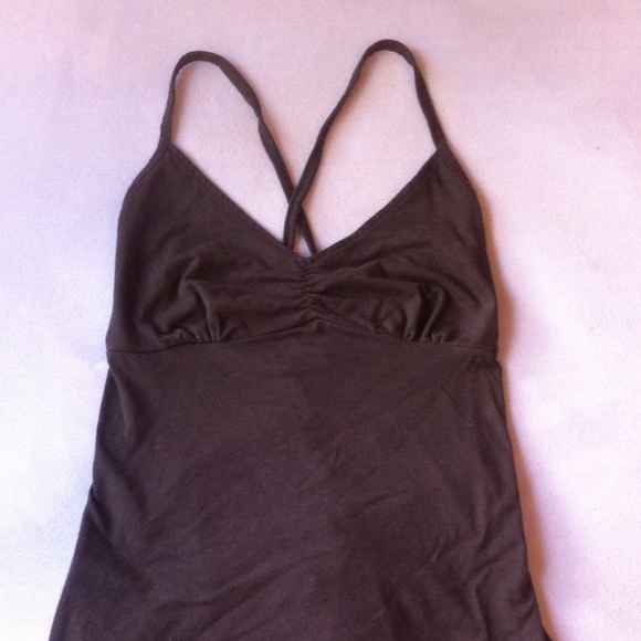 Mahadevi brown tank top, bamboo and organic cotton - Picture 3 of 4
