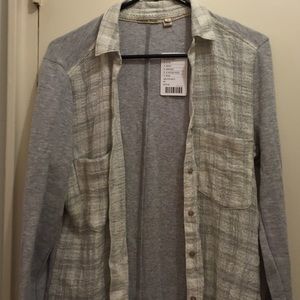 Gray flannel shirt