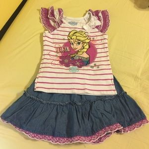 Disney Frozen Skirt Set