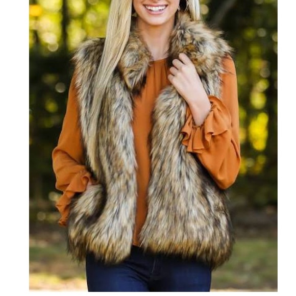 Gorgeous BB Dakota faux fur vest - Picture 1 of 4