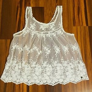 Abercrombie and Fitch Lace Tank Top