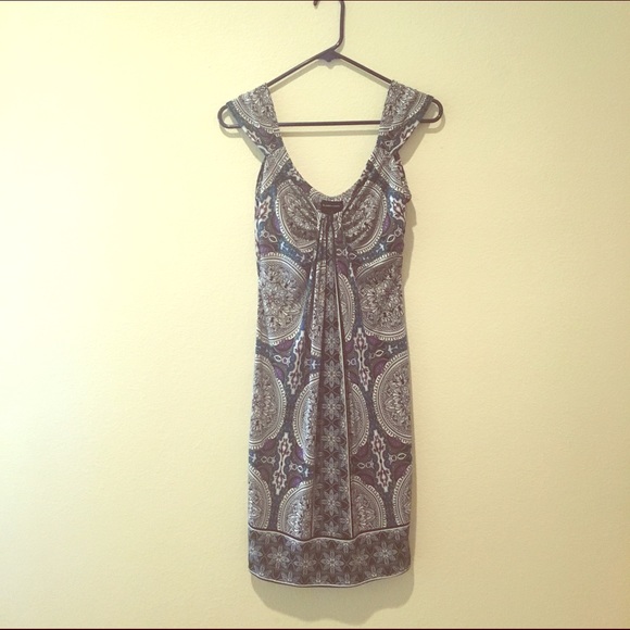 Beautiful multi-colored, fun patterned dress