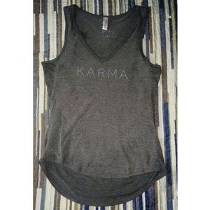 NWOT Grey Karma Tank Top