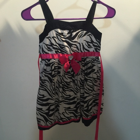Zebra print dress