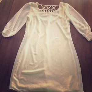 Three quarter sleeve dress