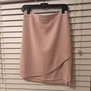 Beautiful blush pencil skirt