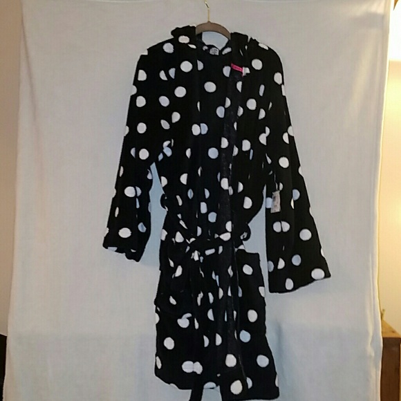 Fleece robe and slippers