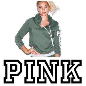 olive VS PINK jacket hoodie
