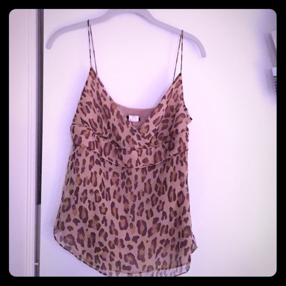 J. Crew cheetah top
