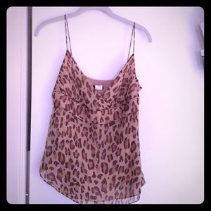 J. Crew cheetah top